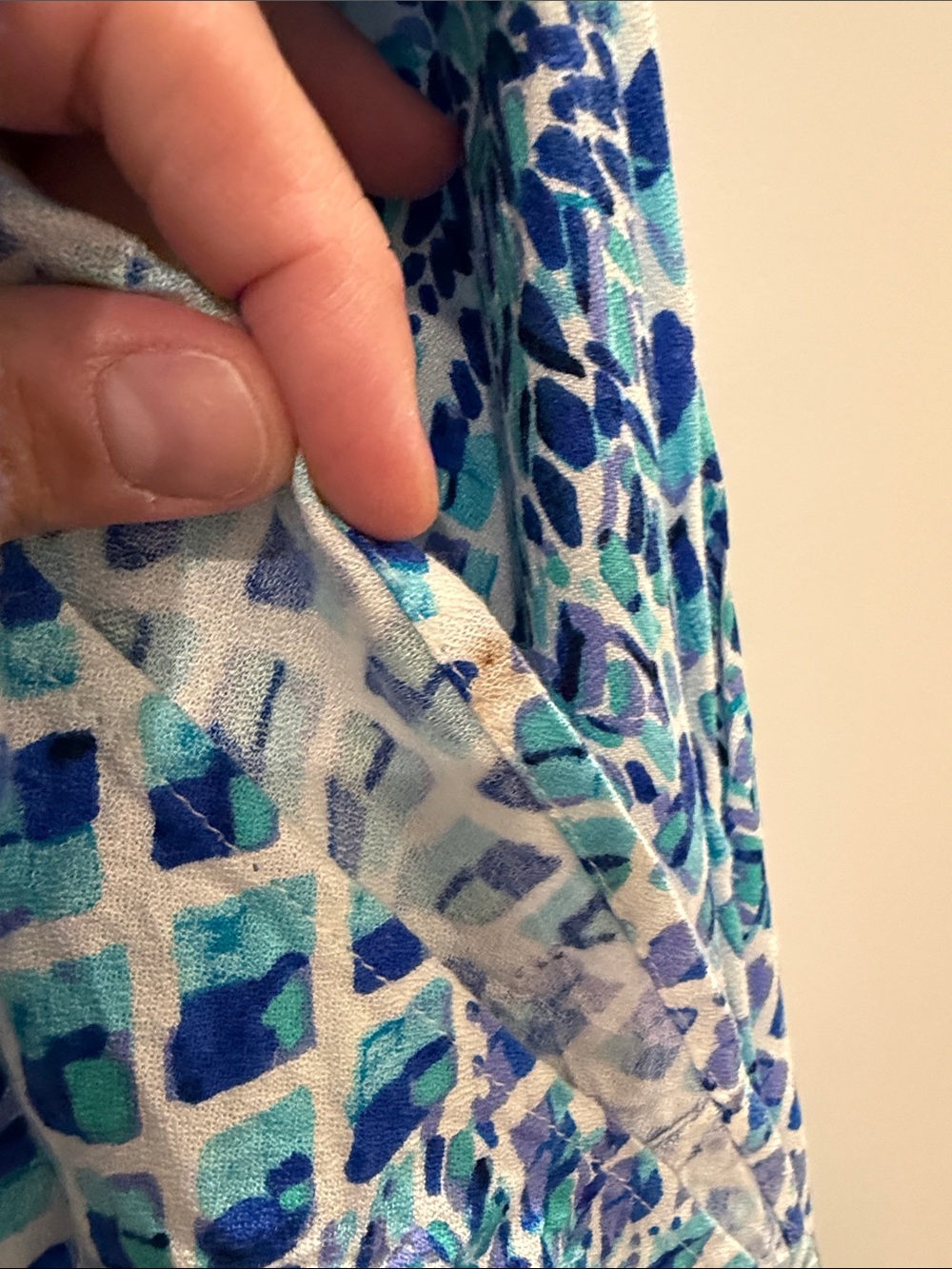 Lilly Pulitzer Blue and Aqua Floral-Print Dress - Picture 6 of 8